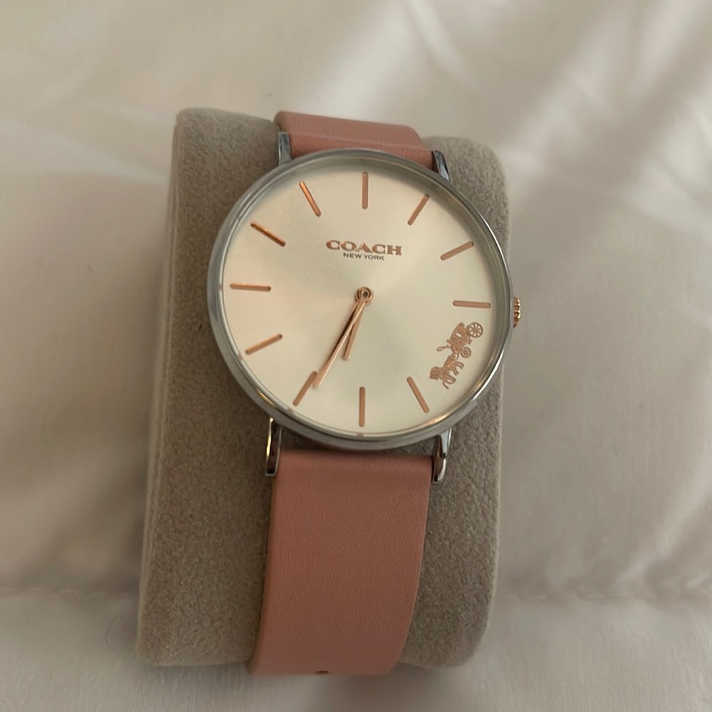 Coach Perry Quartz Pink Mother of Pearl Watch